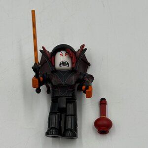 Roblox Haunted Hunted Vampire Action Figure Toy NO CODE with Sword & Bottle